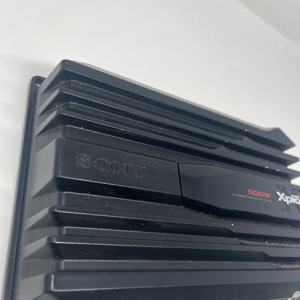 Sony Car Amplifier XM-N502 500W 2 Channel / 1 Channel Amplifier Untested
